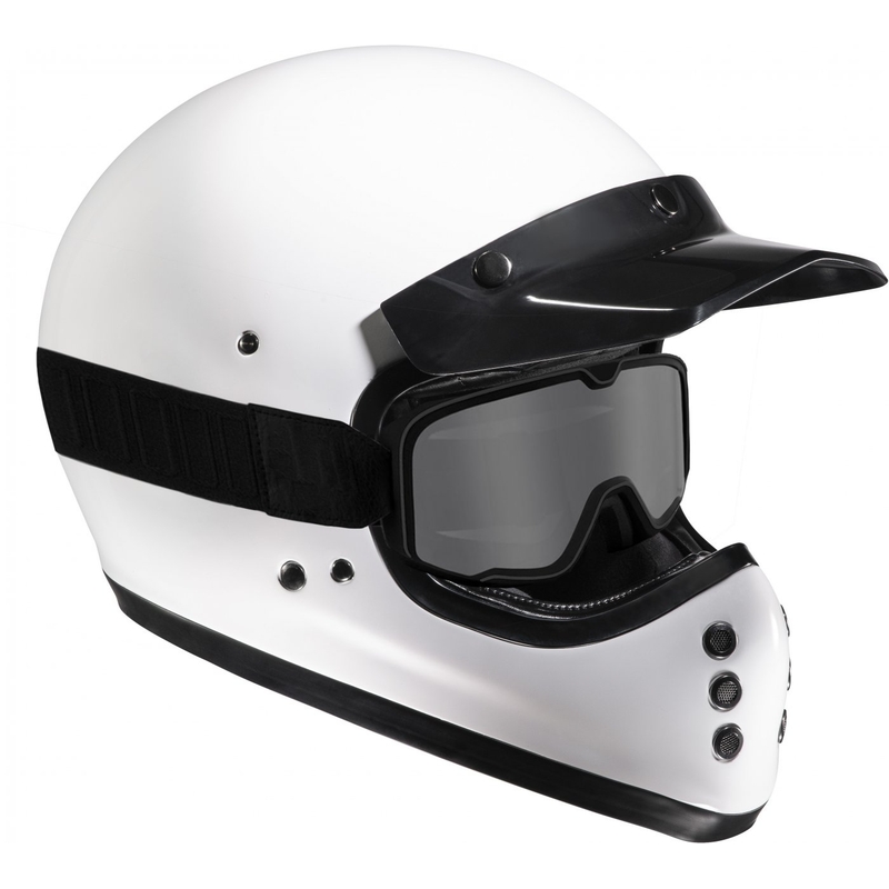 HJC V60 Solid kask motocyklowy integralny biały