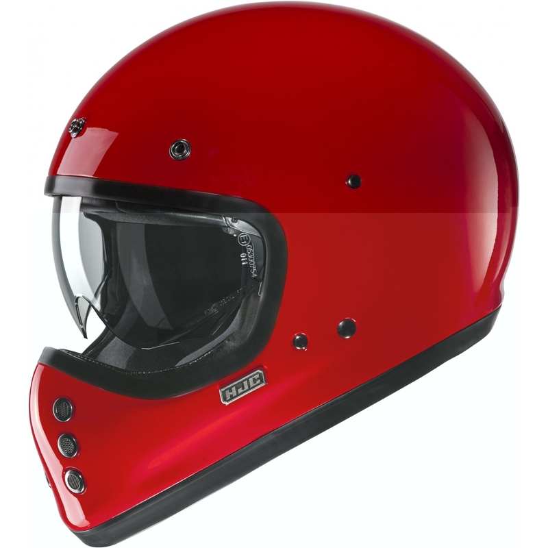 Kask motocyklowy integralny HJC V60 Solidny głęboki czerwony
