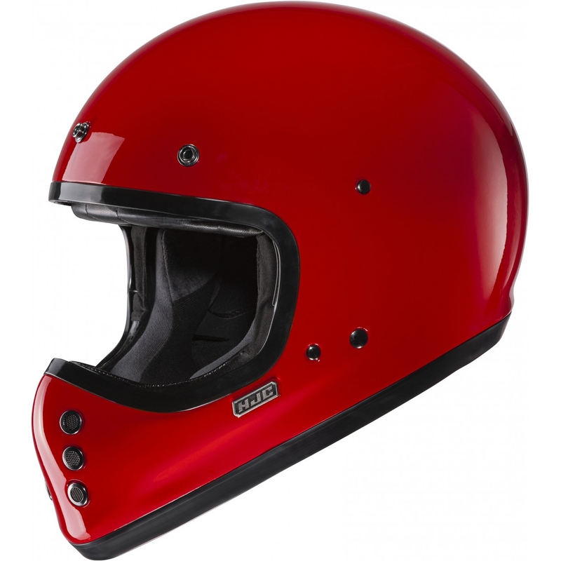 Kask motocyklowy integralny HJC V60 Solidny głęboki czerwony