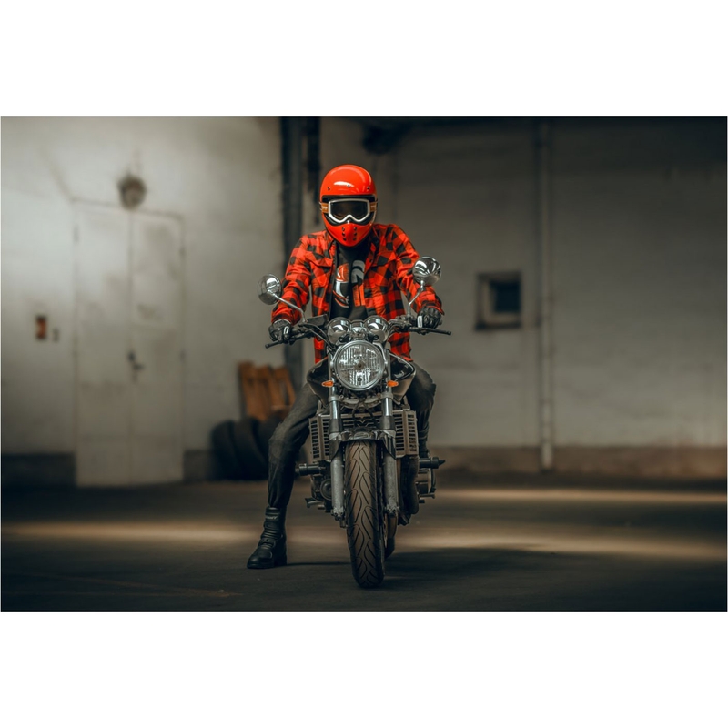 Kask motocyklowy integralny HJC V60 Solidny głęboki czerwony