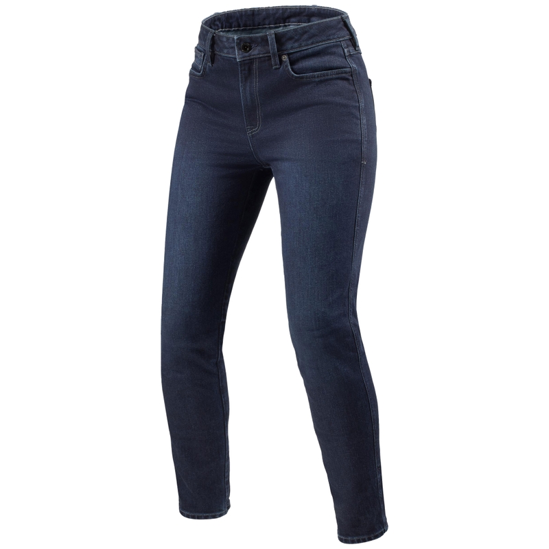 Revit Marzia Skinny Jeansy motocyklowe damskie niebieskie