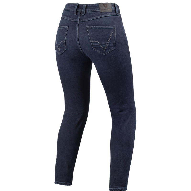 Revit Marzia Skinny Jeansy motocyklowe damskie niebieskie