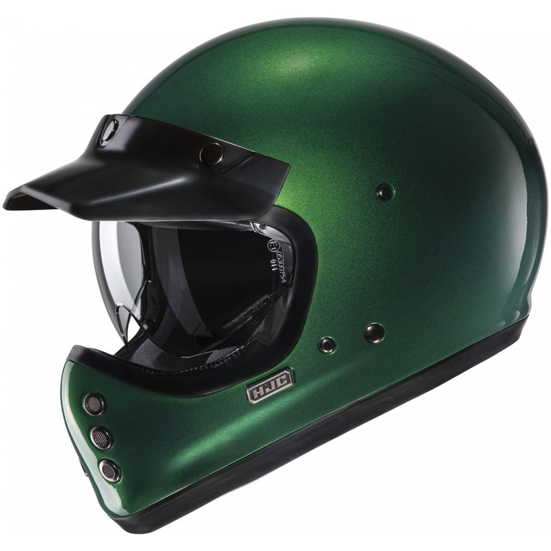 Kask motocyklowy integralny HJC V60 Solid ciemnozielony
