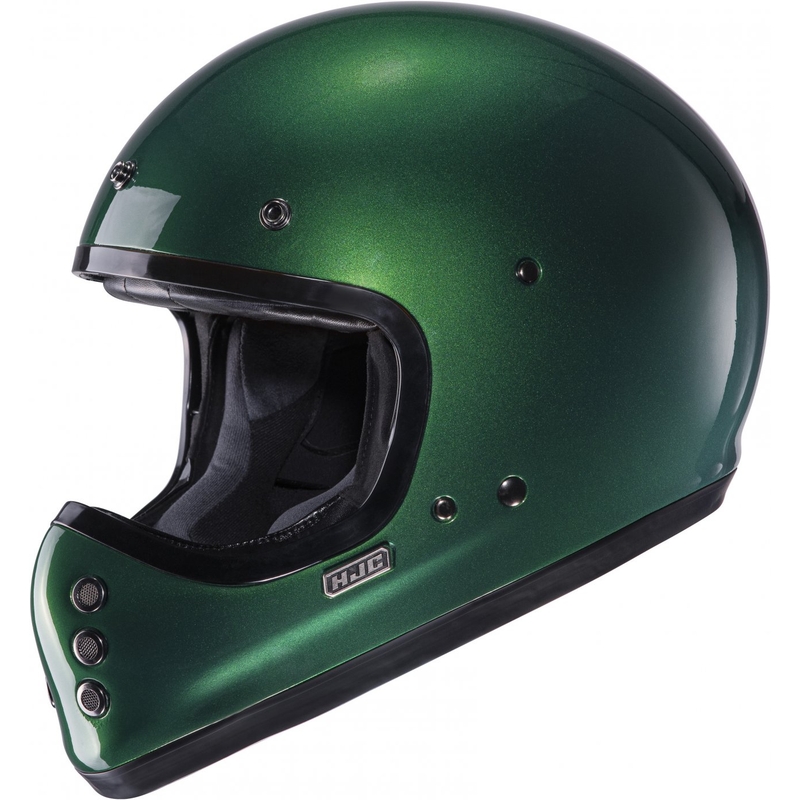 Kask motocyklowy integralny HJC V60 Solid ciemnozielony