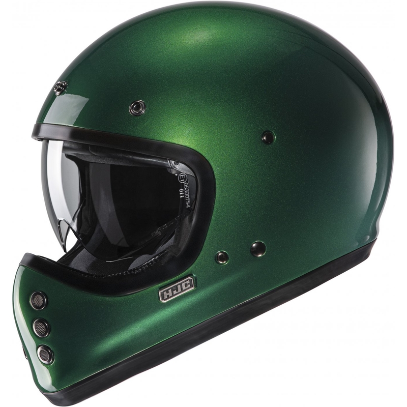 Kask motocyklowy integralny HJC V60 Solid ciemnozielony