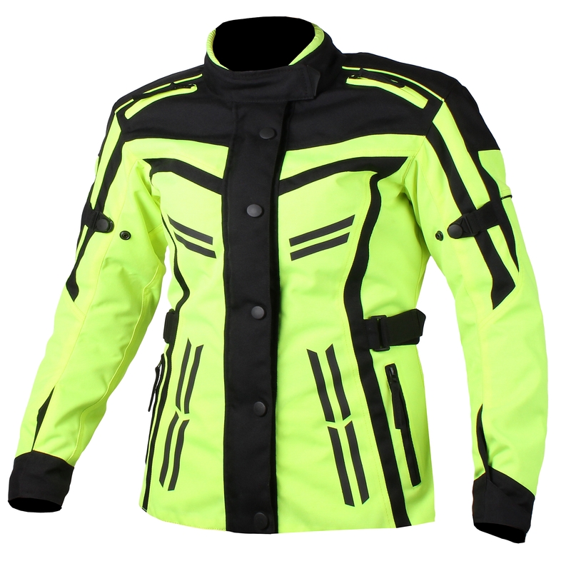 Damska kurtka motocyklowa RSA Paulina black-fluo yellow outlet wyprzedaż