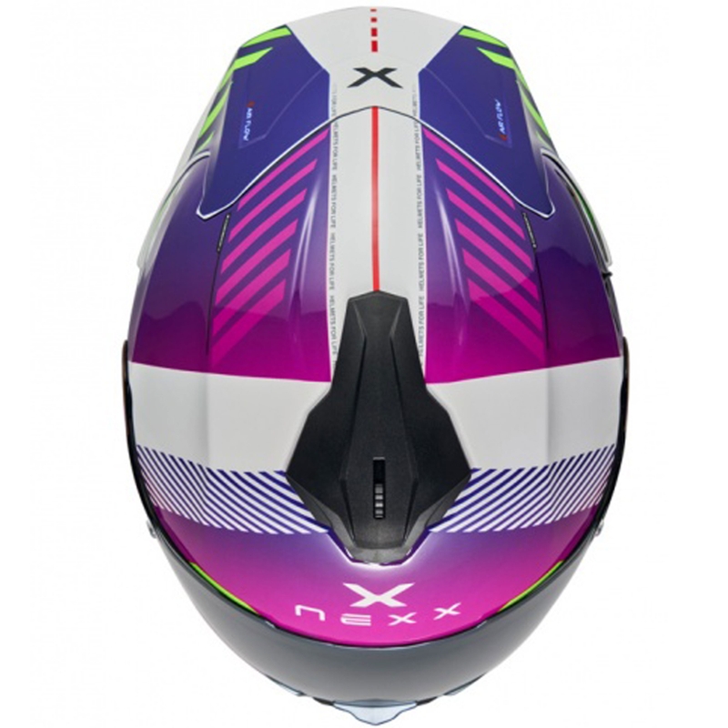 NEXX Y.100R Fade kask motocyklowy integralny fioletowo-biały wyprzedaż
