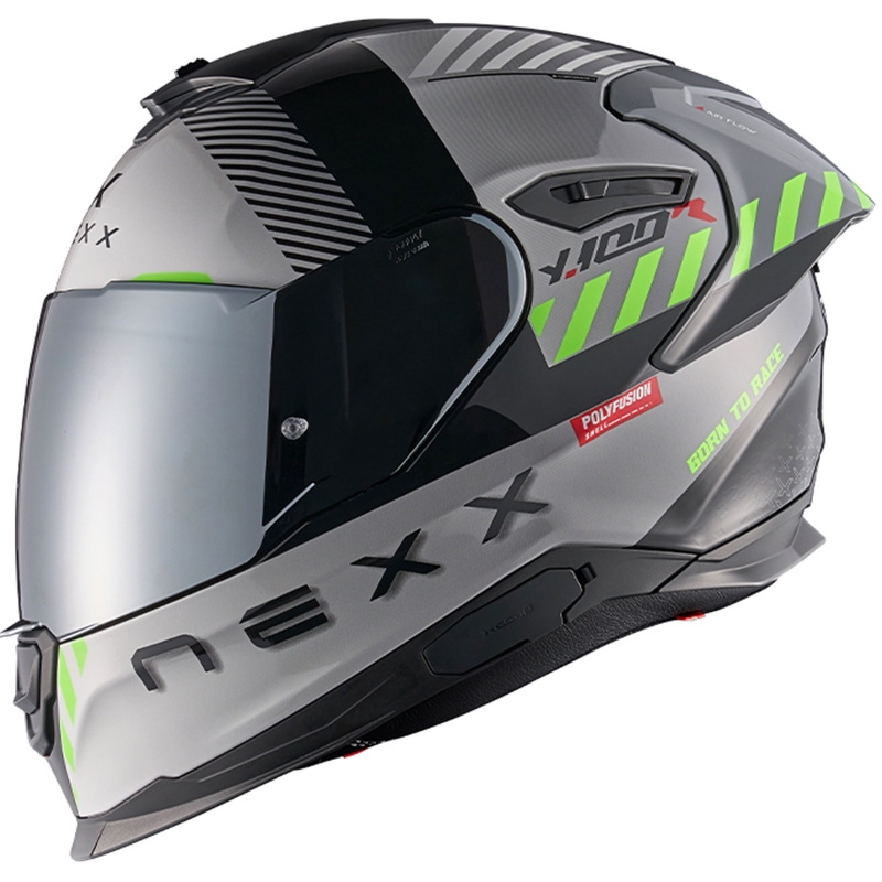 NEXX Y.100R Fade kask motocyklowy integralny szaro-czarny wyprzedaż