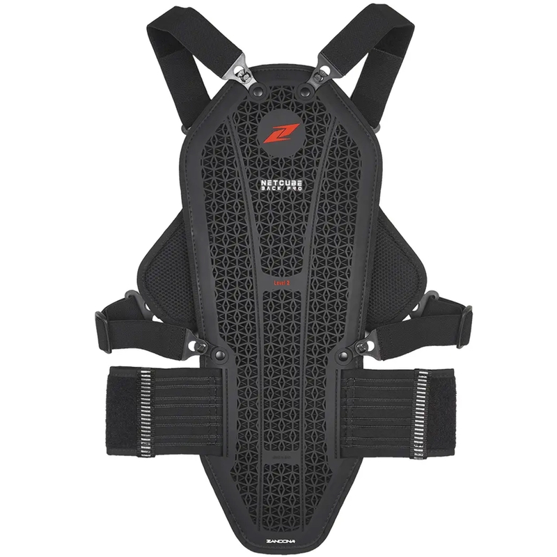 Ochraniacz kręgosłupa i klatki piersiowej dla dzieci Zandona Netcube Armour X9 czarny 151 - 165 cm