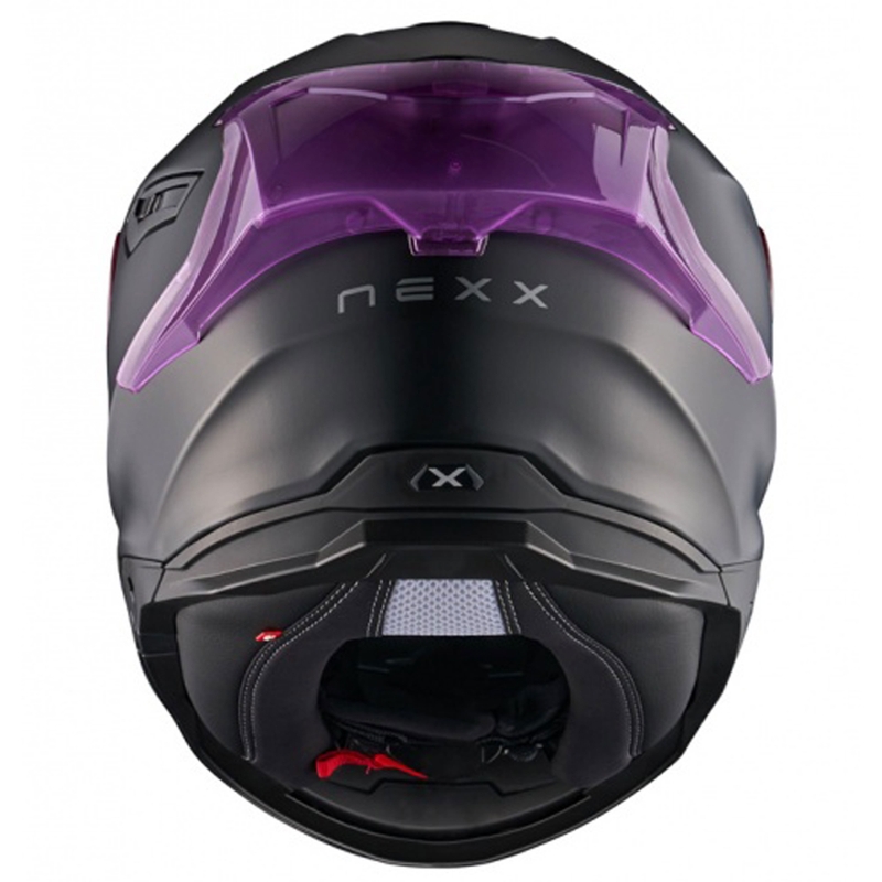 Kask motocyklowy integralny NEXX Y.100R Subsonic matowy czarno-różowy