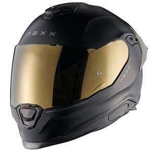 Kask motocyklowy integralny NEXX Y.100R Subsonic matowy czarno-złoty