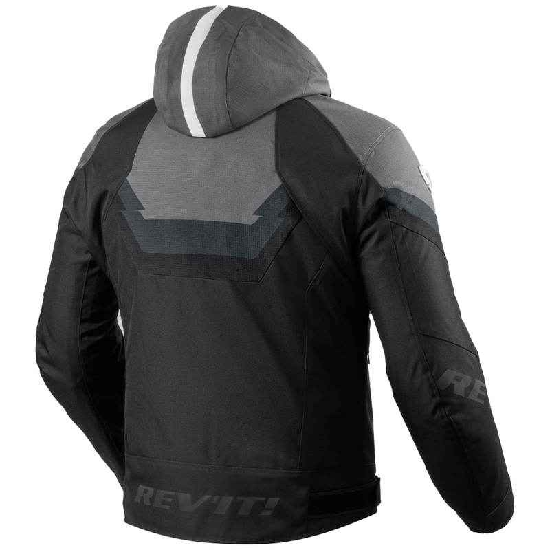 Kurtka motocyklowa Revit Quantum 3 H2O czarno-szara