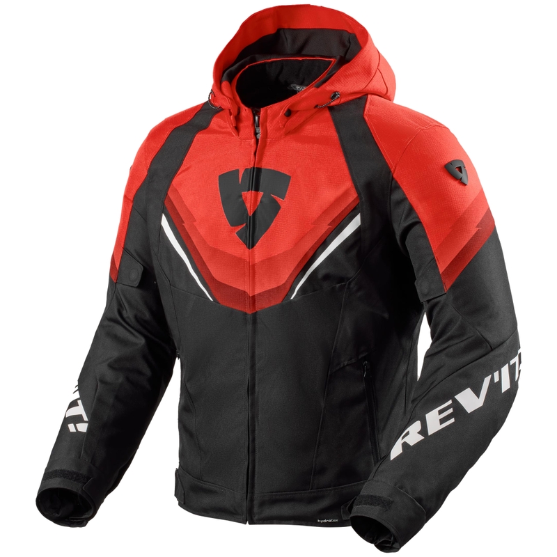 Kurtka motocyklowa Revit Quantum 3 H2O czarno-czerwona
