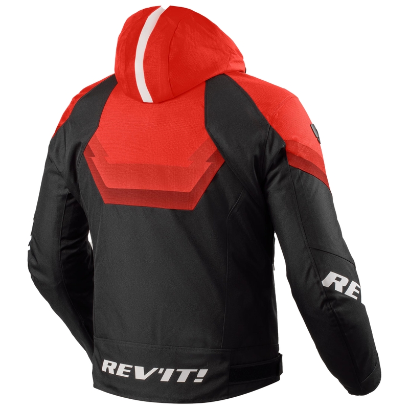 Kurtka motocyklowa Revit Quantum 3 H2O czarno-czerwona