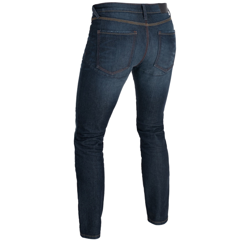 Jeansy motocyklowe Oxford Original Approved AAA Slim Jeans w kolorze spranego błękitu