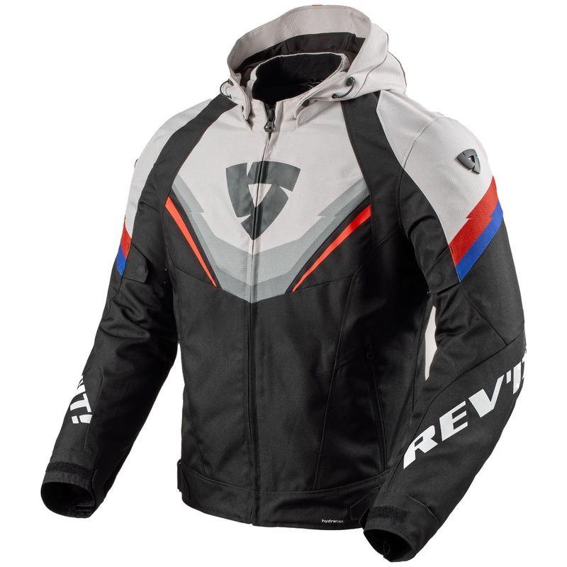 Kurtka motocyklowa Revit Quantum 3 H2O czarno-jasnoszara
