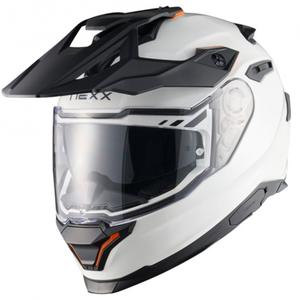 Kask motocyklowy enduro NEXX Y.TRAVL Plain biały