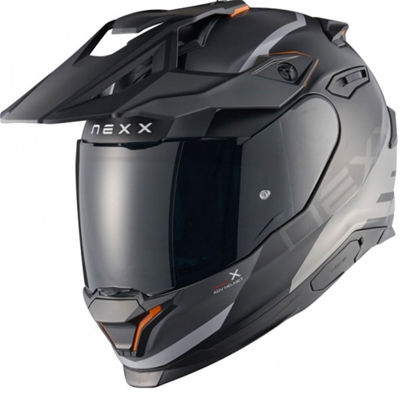 Kask motocyklowy enduro NEXX Y.TRAVL Quest matowy czarno-szary