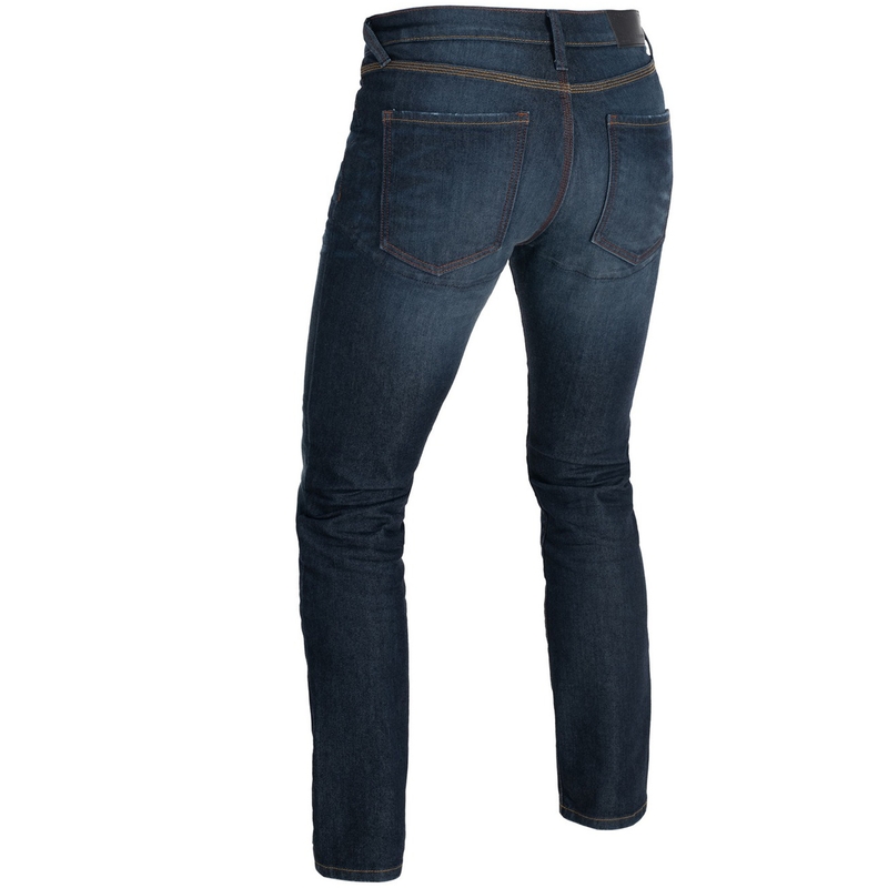 Jeansy motocyklowe Oxford Original Approved AAA Straight Jeans w kolorze spranego błękitu