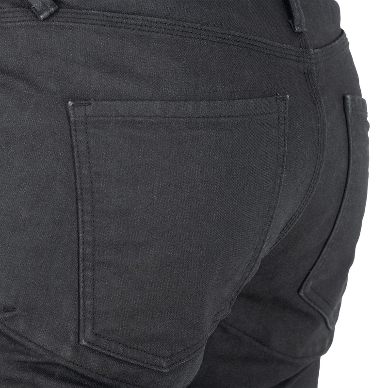 Džíny na motorku Oxford Original Approved AAA Straight Jeans černé
