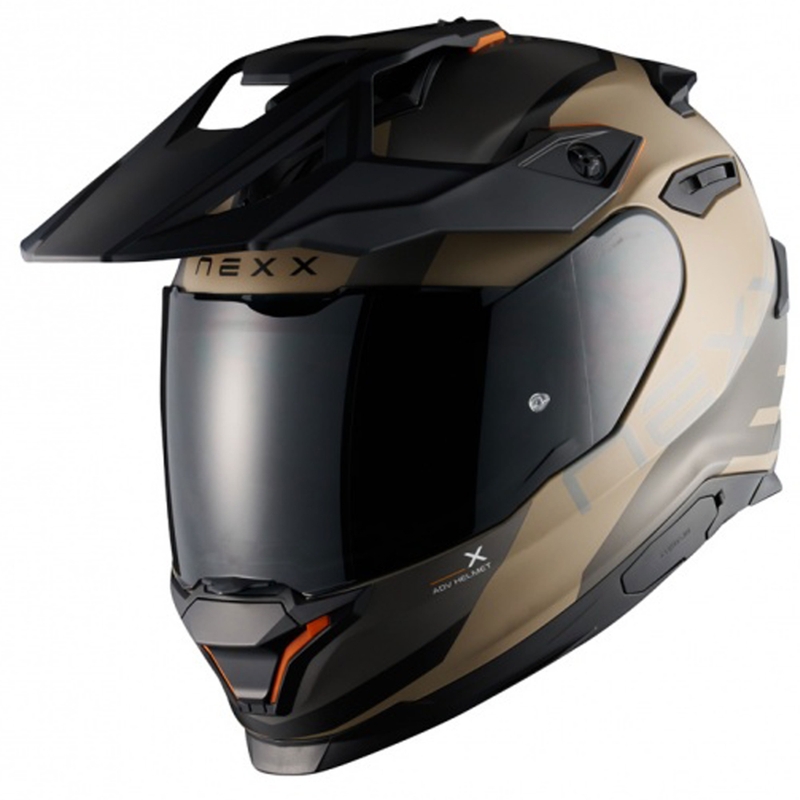 Kask motocyklowy enduro NEXX Y.TRAVL Quest matowy piaskowo-czarny