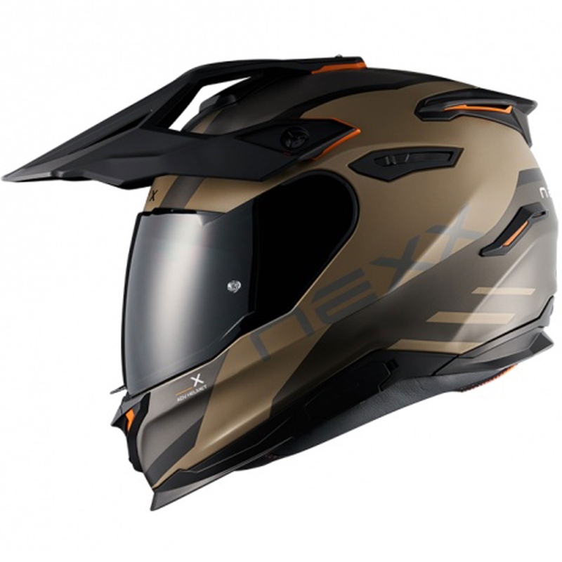 Kask motocyklowy enduro NEXX Y.TRAVL Quest matowy piaskowo-czarny