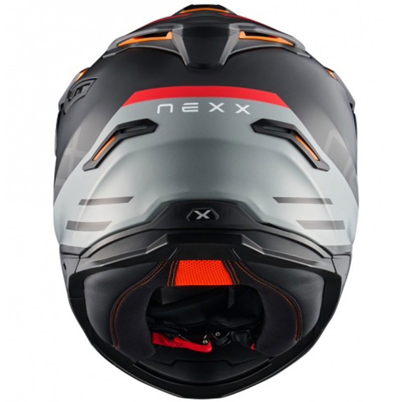 Kask motocyklowy enduro NEXX Y.TRAVL Quest matowy czarno-czerwony