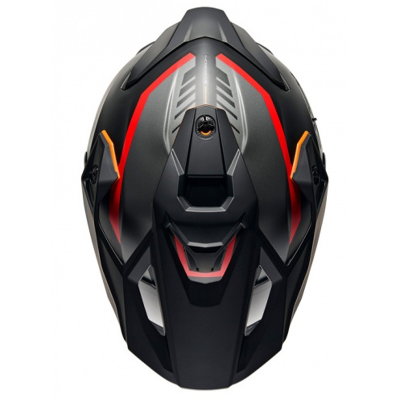 Kask motocyklowy enduro NEXX Y.TRAVL Quest matowy czarno-czerwony