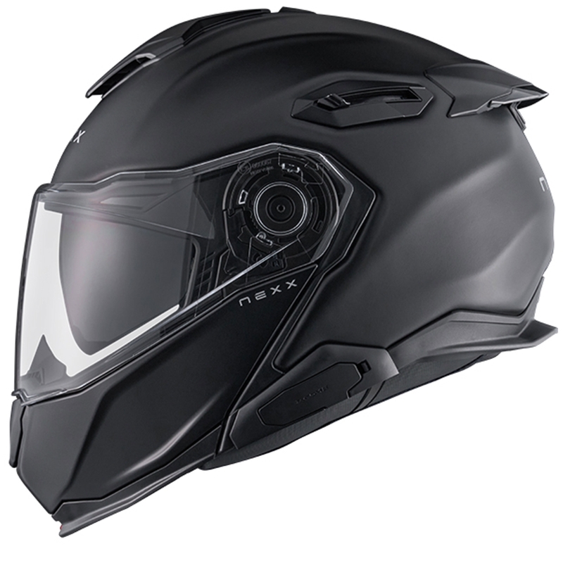 Kask motocyklowy typu flip-up Nexx X.Lifetour Plain matowy czarny wyprzedaż
