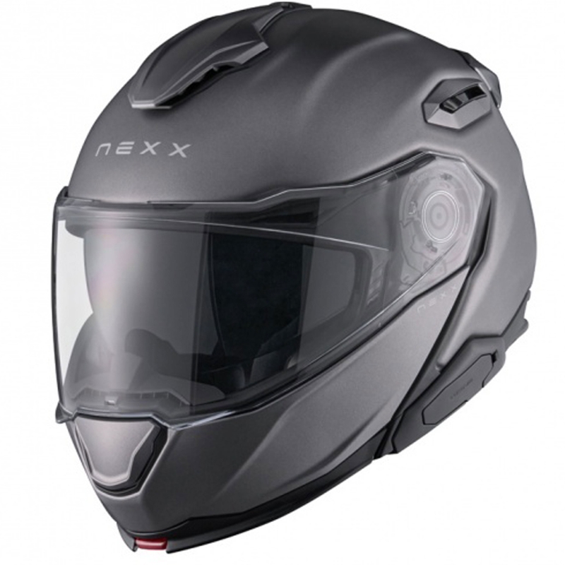 Kask motocyklowy typu flip-up Nexx X.Lifetour Plain matowy tytan