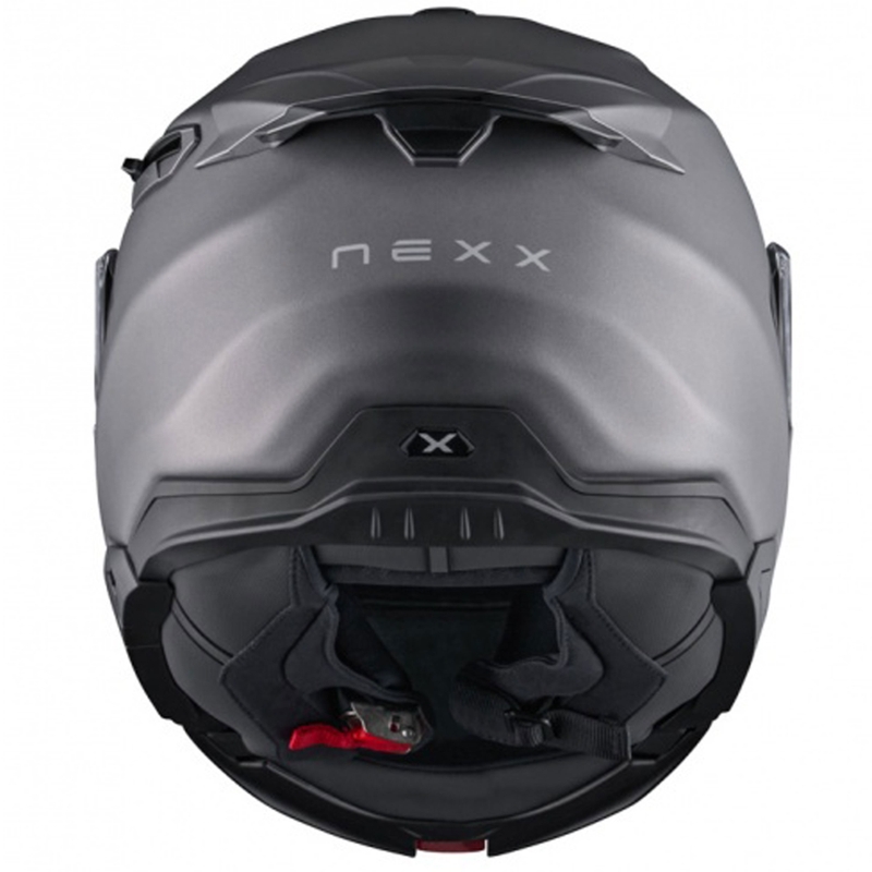 Kask motocyklowy typu flip-up Nexx X.Lifetour Plain matowy tytan