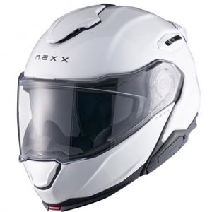 Kask motocyklowy typu flip-up Nexx X.Lifetour Plain matowy biały