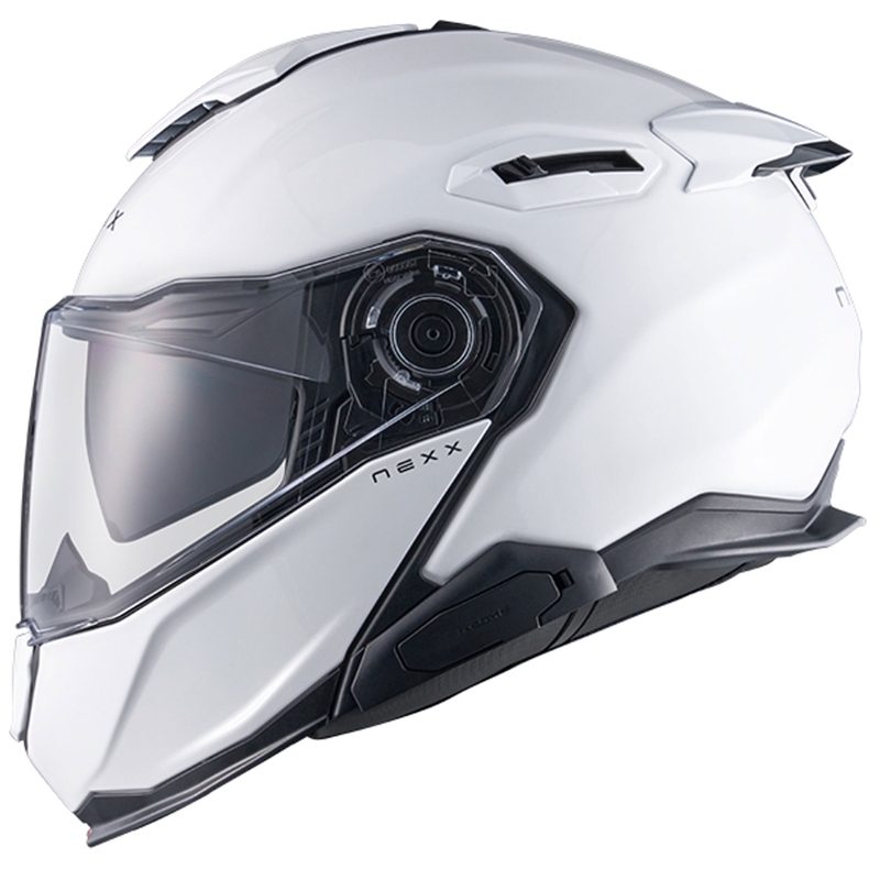 Kask motocyklowy typu flip-up Nexx X.Lifetour Plain matowy biały