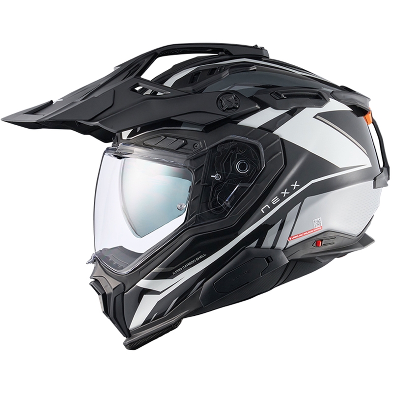 Kask motocyklowy enduro Nexx X.WED3 Gobi biało-szary wyprzedaż