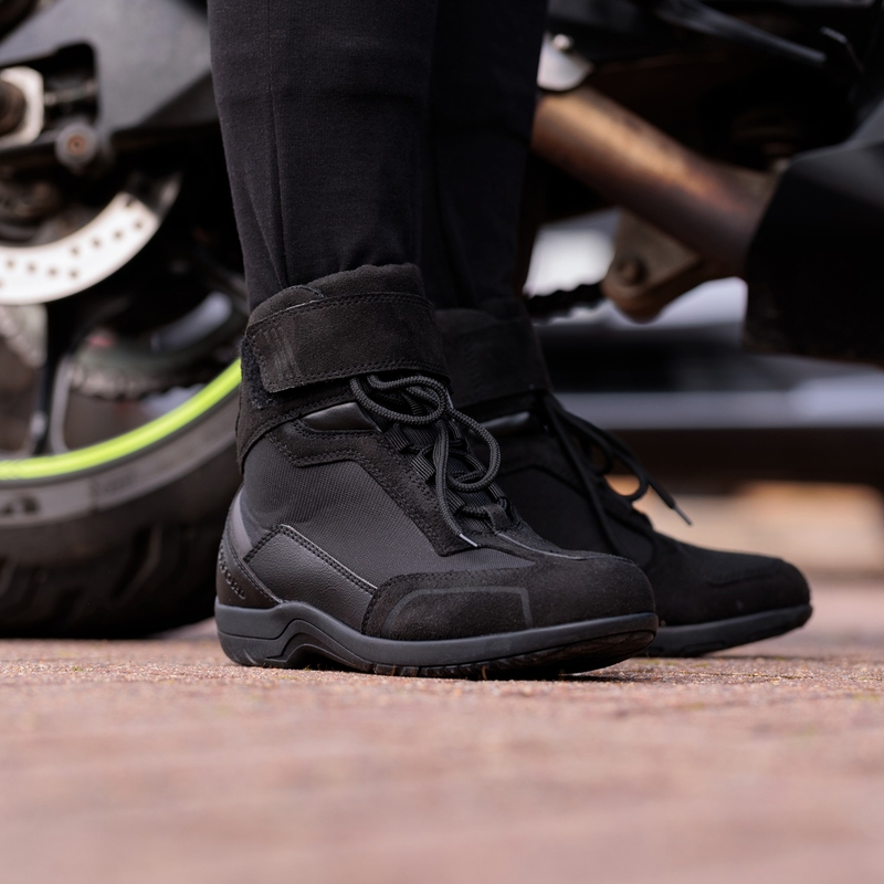 Damskie buty motocyklowe Oxford Spartan Air czarne