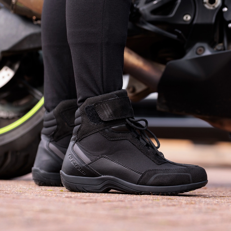 Damskie buty motocyklowe Oxford Spartan Air czarne