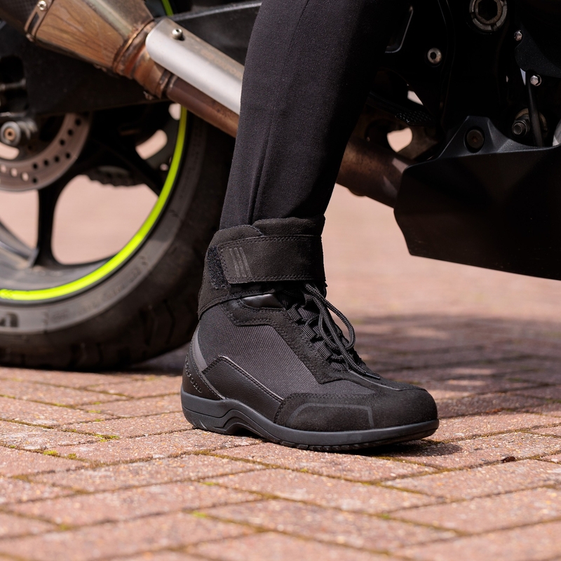 Damskie buty motocyklowe Oxford Spartan Air czarne