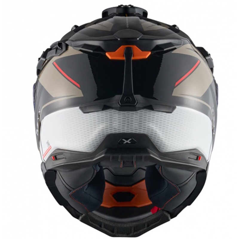 Kask motocyklowy enduro Nexx X.WED3 Gobi piaskowo-biały