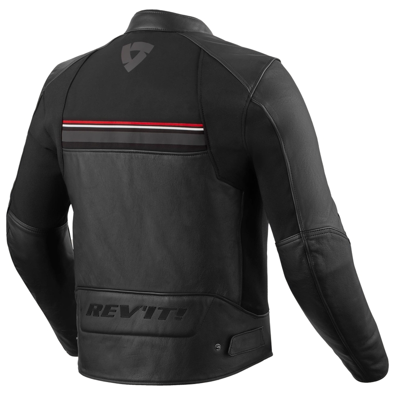 Kurtka motocyklowa Revit Mile 2 czarno-czerwona