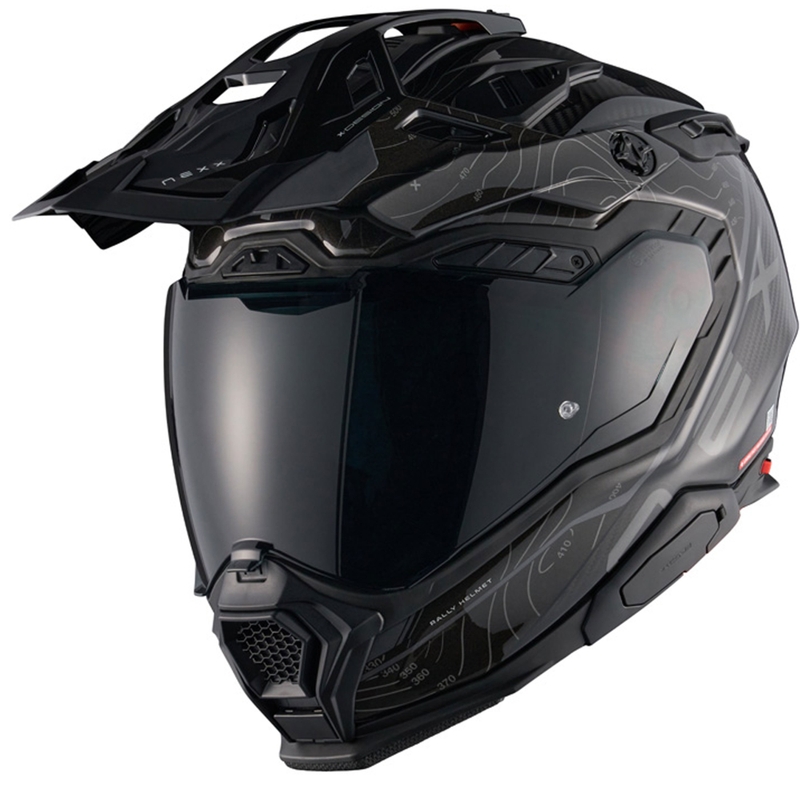 Kask motocyklowy enduro Nexx X.WED3 Furka czarno-szary