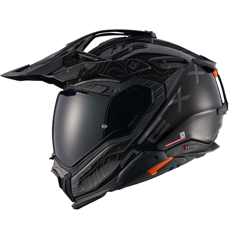 Kask motocyklowy enduro Nexx X.WED3 Furka czarno-szary