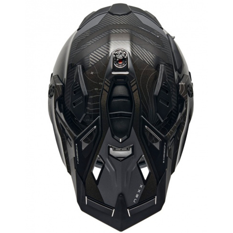Kask motocyklowy enduro Nexx X.WED3 Furka czarno-szary