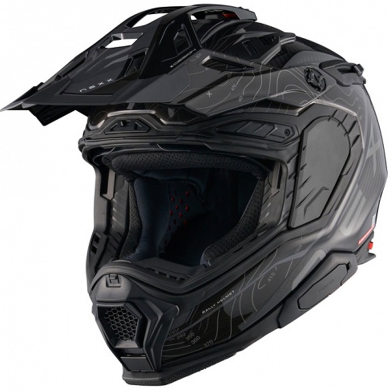 Kask motocyklowy enduro Nexx X.WED3 Furka czarno-szary