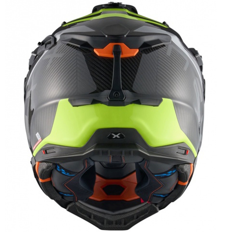 Kask motocyklowy enduro Nexx X.WED3 Furka szaro-fluo żółty
