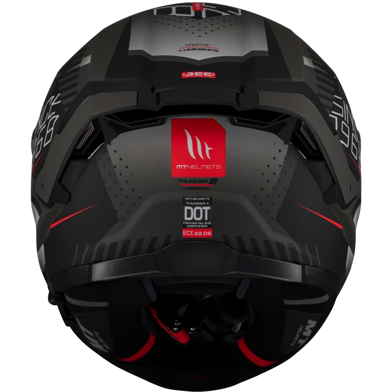 Kask motocyklowy integralny MT Thunder 4 SV Luminence matowy czarny