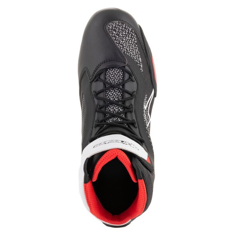 Buty motocyklowe Alpinestars Faster 3 Rideknit czarno-biało-czerwone