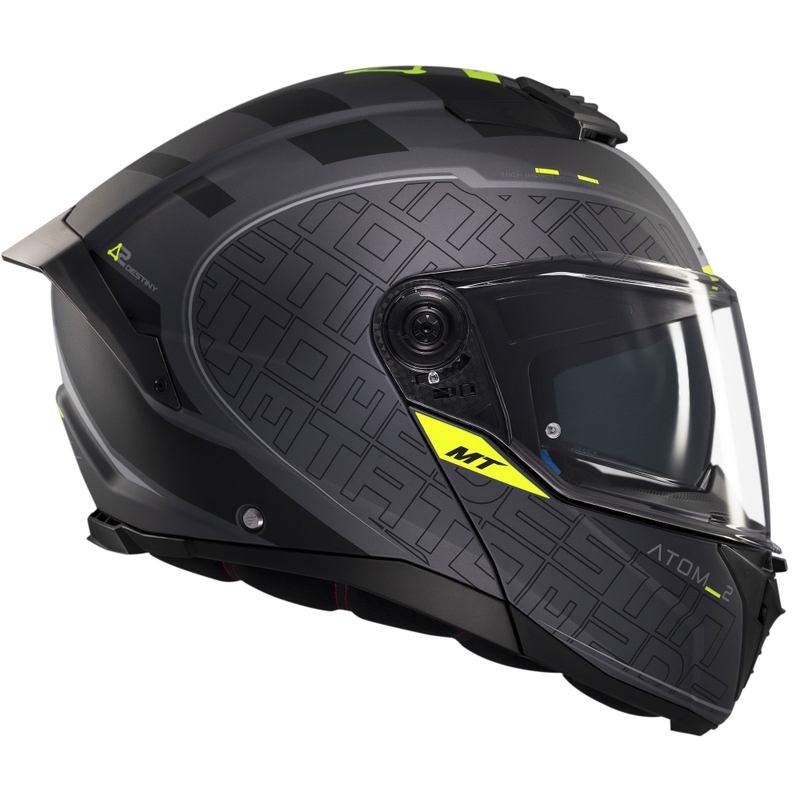 Kask motocyklowy składany MT Atom 2 SV Destiny matowo-czarno-szary