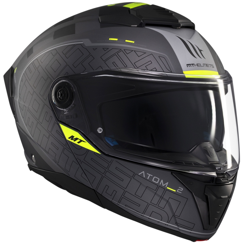 Kask motocyklowy składany MT Atom 2 SV Destiny matowo-czarno-szary