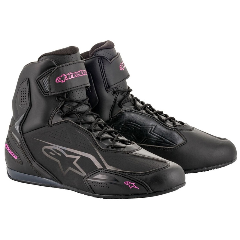 Buty motocyklowe damskie Alpinestars Stella Faster 3 czarno-fioletowe