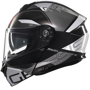 Modułowy kask motocyklowy MT Genesis SV Atempo czarno-szary